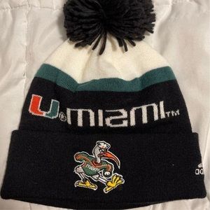 Miami hurricanes beanie